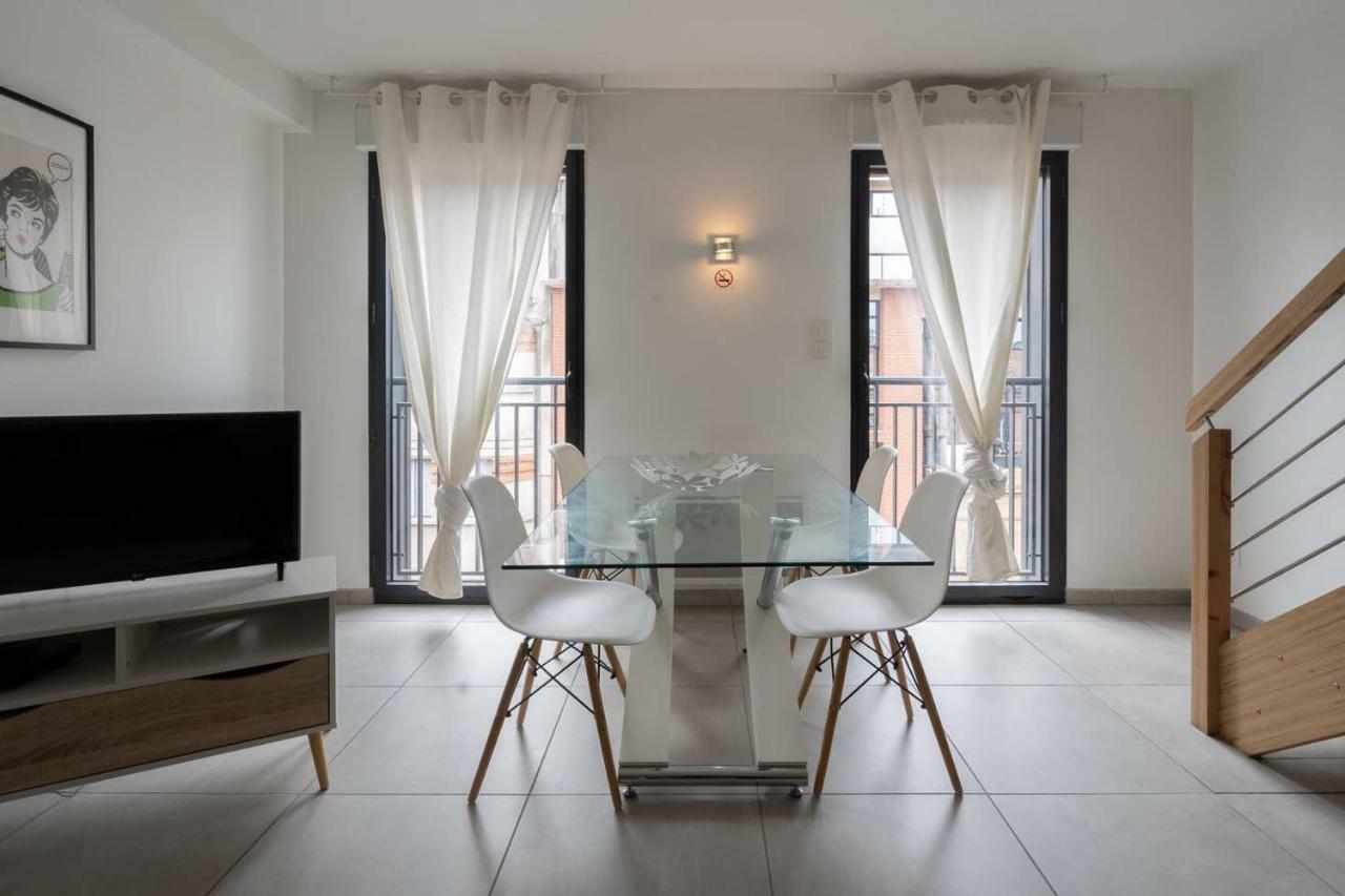 303 - Appartement Duplex Moderne - Jeanne D'Arc, Toulouse Exterior foto